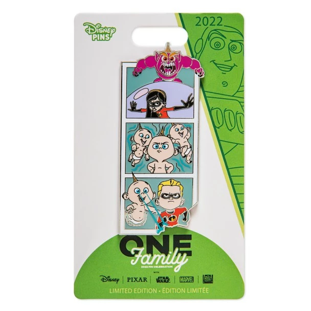 The Incredibles – Say Cheese! – Disney One Family Pin Celebration 2022 – Limited Edition 4 The Incredibles – Say Cheese! – Disney One Family Pin Celebration 2022 – Limited Edition - Image 2
