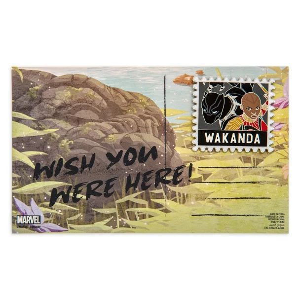 Wakanda – Black Panther – Wish You Were Here! – Disney One Family Pin Celebration 2022 – Limited Edition 4 Wakanda – Black Panther – Wish You Were Here! – Disney One Family Pin Celebration 2022 – Limited Edition - Image 2