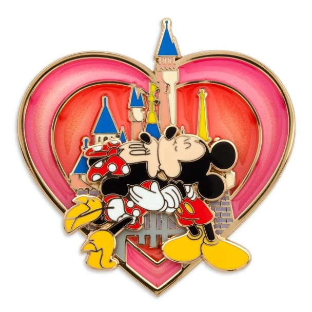 Disney Mickey And Minnie Mouse Kissing Pin 3 Disney Mickey And Minnie Mouse Kissing Pin