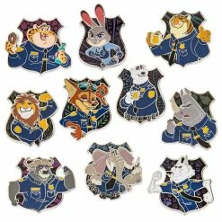 Disney Zootopia ''The ZPD'' Mystery Pin Set – 2-Pc