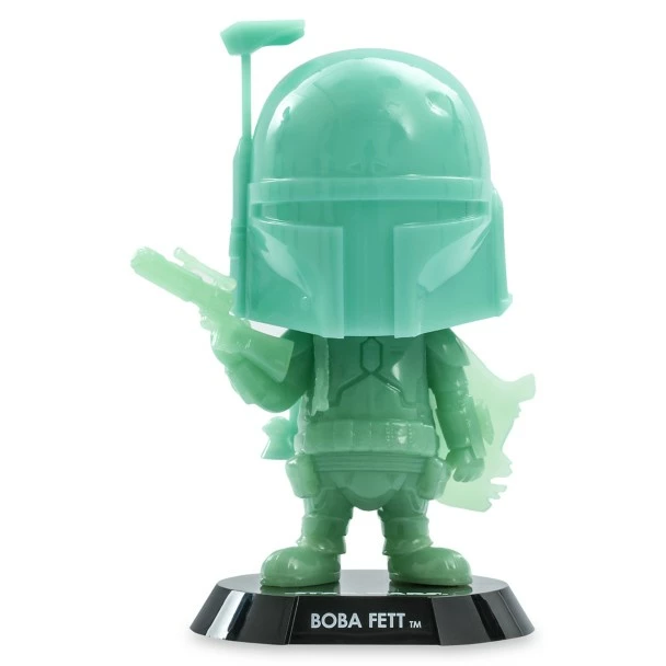 Disney Boba Fett Glow In The Dark Green Cosbaby Bobble-Head By Hot Toys – Star Wars 4 Disney Boba Fett Glow In The Dark Green Cosbaby Bobble-Head By Hot Toys – Star Wars - Image 2