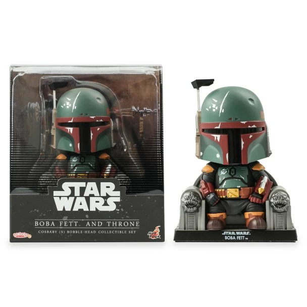 Disney Boba Fett And Throne Cosbaby Bobble-Head By Hot Toys – Star Wars: The Book Of Boba Fett 3 Disney Boba Fett And Throne Cosbaby Bobble-Head By Hot Toys – Star Wars: The Book Of Boba Fett