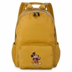 Disney Mickey Mouse Genuine Mousewear Embroidered Backpack – Gold