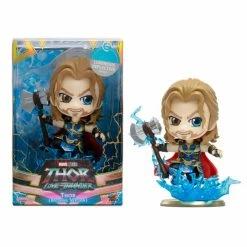 Disney Thor (Battling Version) Cosbaby Bobble-Head By Hot Toys β Thor: Love And Thunder