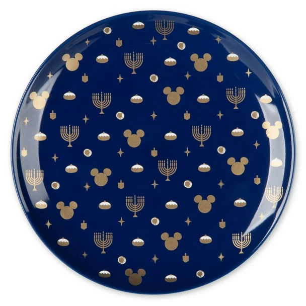 Disney Mickey Mouse Hanukkah Salad Plate Set 7 Disney Mickey Mouse Hanukkah Salad Plate Set - Image 5