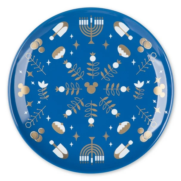 Disney Mickey Mouse Hanukkah Salad Plate Set 9 Disney Mickey Mouse Hanukkah Salad Plate Set - Image 7