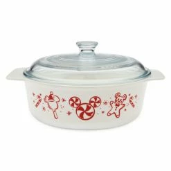 Disney Mickey Mouse Christmas Casserole Dish With Lid