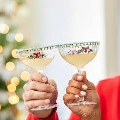 Disney Mickey Mouse Icon Holiday Dessert Glass Set -BOYS Sales unnamed file 1320