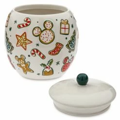 Disney Mickey And Minnie Mouse Christmas Cookie Jar With Lid -BOYS Sales unnamed file 1441