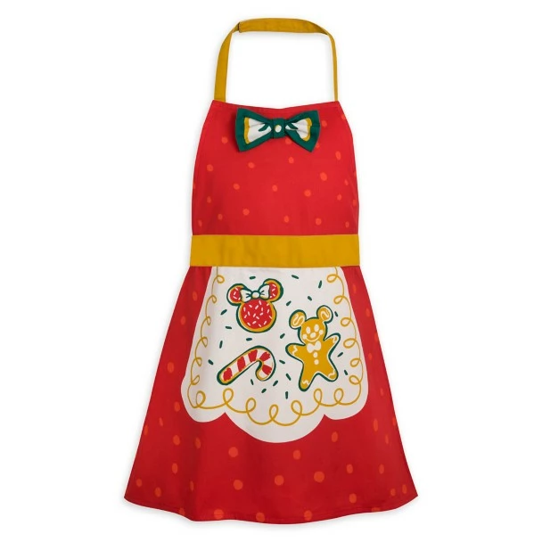 Disney Mickey Mouse Christmas Apron For Kids 3 Disney Mickey Mouse Christmas Apron For Kids