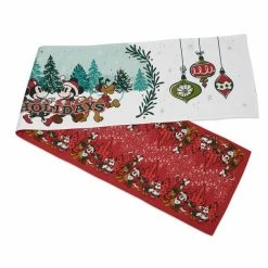 Disney Mickey Mouse And Friends Reversible Christmas Table Runner
