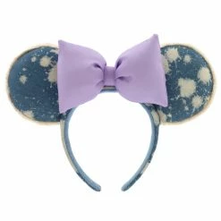 Disney Minnie Mouse Denim Bleach Ear Headband For Adults