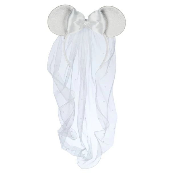 Disney Minnie Mouse Bride Ear Headband 3 Disney Minnie Mouse Bride Ear Headband