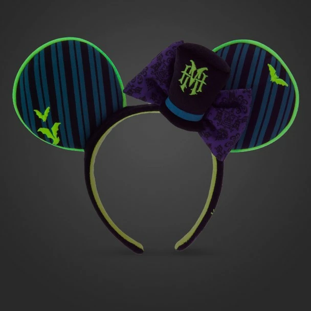 Disney The Haunted Mansion Glow-in-the-Dark Ear Headband For Adults 5 Disney The Haunted Mansion Glow-in-the-Dark Ear Headband For Adults - Image 3