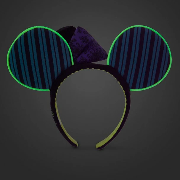 Disney The Haunted Mansion Glow-in-the-Dark Ear Headband For Adults 7 Disney The Haunted Mansion Glow-in-the-Dark Ear Headband For Adults - Image 5