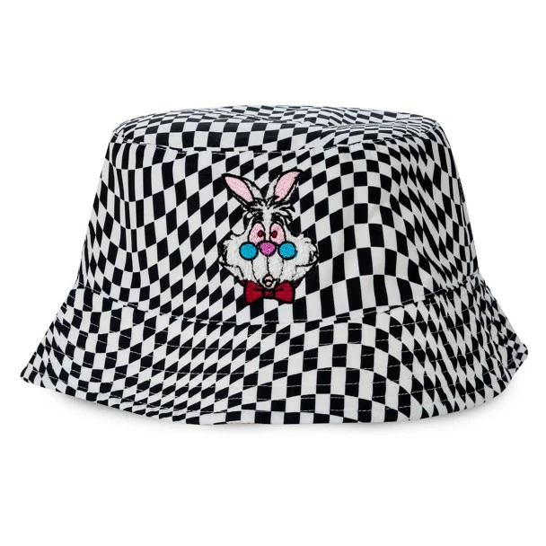 Disney White Rabbit Bucket Hat For Adults – Alice In Wonderland 3 Disney White Rabbit Bucket Hat For Adults – Alice In Wonderland