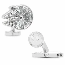 Disney Millennium Falcon Blueprint Cufflinks – Star Wars