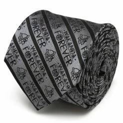 Disney Wakanda Forever Silk Tie For Adults – Black Panther