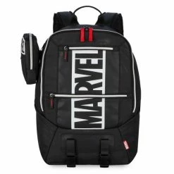 Disney Marvel Logo Backpack And Pouch
