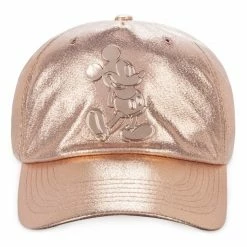 Disney Mickey Mouse Rose Gold Baseball Cap For Kids