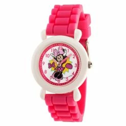 Disney Minnie Mouse Pink Time Teacher Watch For Kids