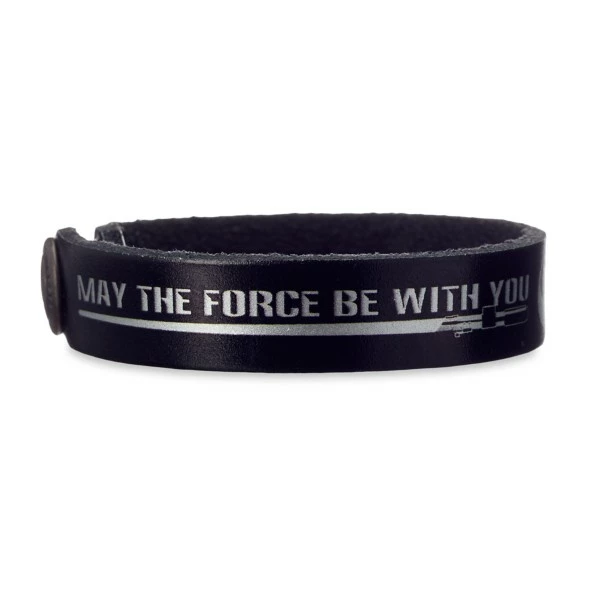 Disney Star Wars Force Leather Bracelet – Personalizable 3 Disney Star Wars Force Leather Bracelet – Personalizable