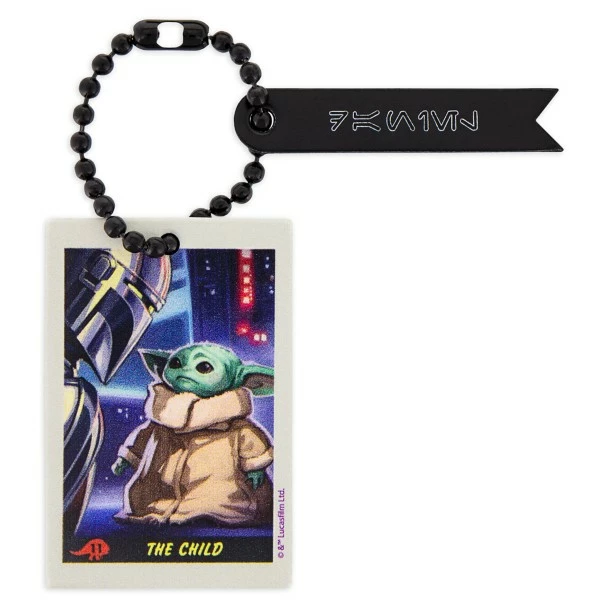 Disney Star Wars: The Mandalorian And The Child Tag By Leather Treaty – Personalized 3 Disney Star Wars: The Mandalorian And The Child Tag By Leather Treaty – Personalized