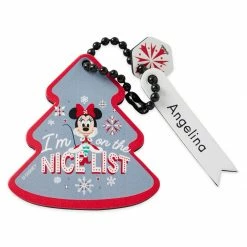 Disney Minnie Mouse Tree Bag Tag By Leather Treaty – Personalized