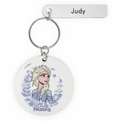 Disney Elsa Keychain By Leather Treaty – Frozen 2 – Personalized