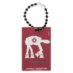 AT-AT Family Vacation Bag Tag By Leather Treaty – Walt Disney World – Customized