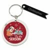 Disney Santa Mickey Mouse Circular Keychain By Leather Treaty – Personalized -BOYS Sales unnamed file 820
