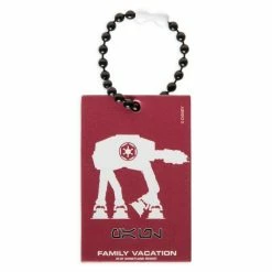 AT-AT Family Vacation Bag Tag By Leather Treaty – Disneyland – Customized