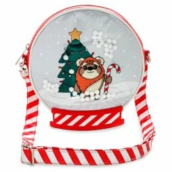 Disney Ewok Holiday Snow Globe Loungefly Crossbody Bag – Star Wars