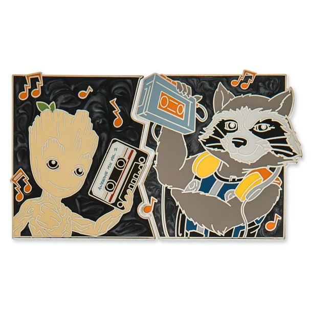 Rocket And Groot – Guardians Of The Galaxy – Pin Pals – Disney One Family Pin Celebration 2022 – Limited Edition 4 Rocket And Groot – Guardians Of The Galaxy – Pin Pals – Disney One Family Pin Celebration 2022 – Limited Edition - Image 2